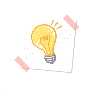 Ideas and light bulb illustration | Free stock vector - 412527