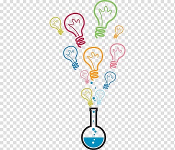 Ideas on experiment, Chemistry Idea Laboratory, forget me not transparent background PNG clipart