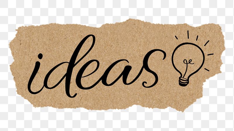 Ideas png word, ripped paper, | Free PNG - rawpixel