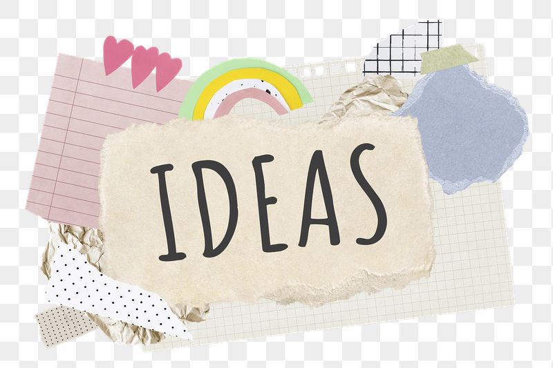 Ideas png word sticker typography, | Free PNG - rawpixel