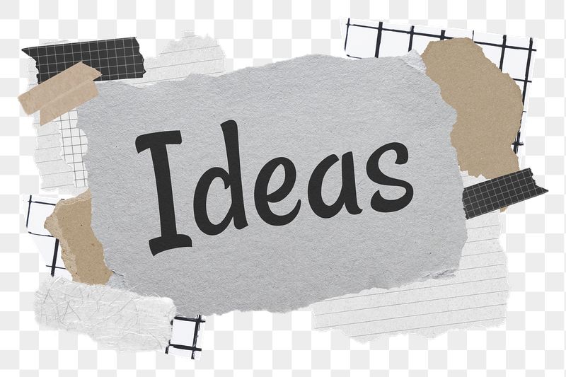 Ideas png word sticker typography, | Free PNG - rawpixel