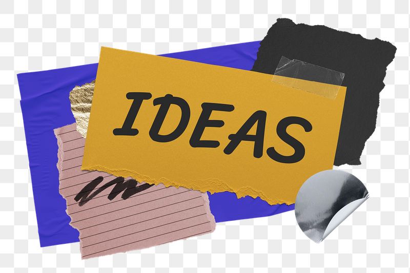 Ideas png word sticker typography, | Free PNG - rawpixel
