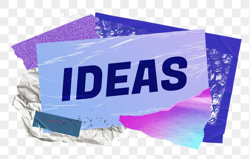Ideas png word sticker typography, | Free PNG - rawpixel