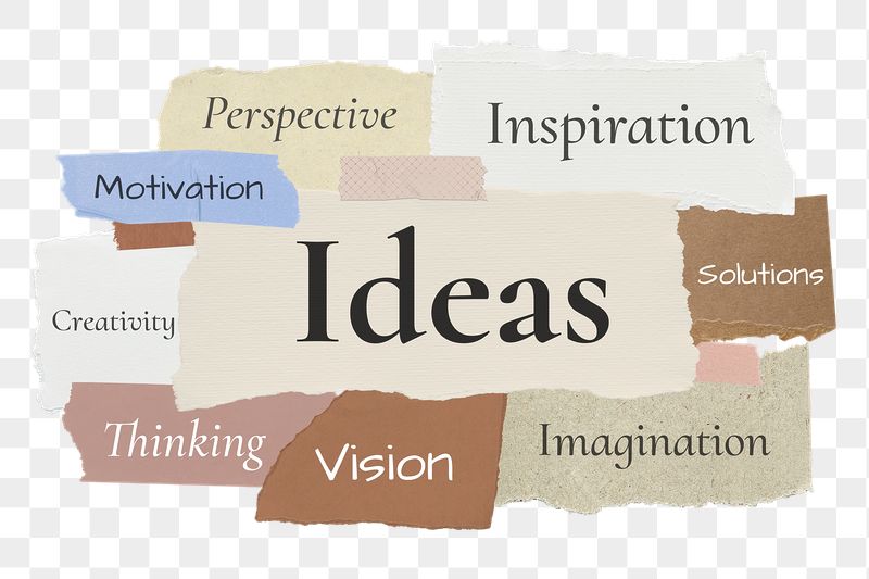 Ideas png word sticker typography, | Free PNG - rawpixel