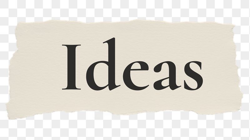 Ideas png word sticker typography, | Free PNG - rawpixel