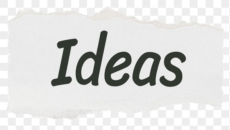Ideas png word sticker typography, | Free PNG - rawpixel