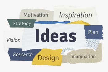 Ideas word, torn paper typography | Free PSD - rawpixel