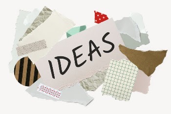 Ideas word typography, aesthetic paper | Free PSD - rawpixel