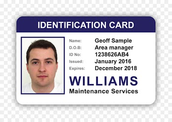 Identity document Photo identification Security hologram Badge Template - Identity Card 