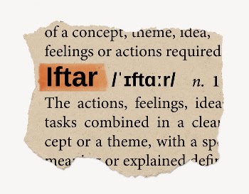 Iftar ripped dictionary, editable word | Free PSD - rawpixel