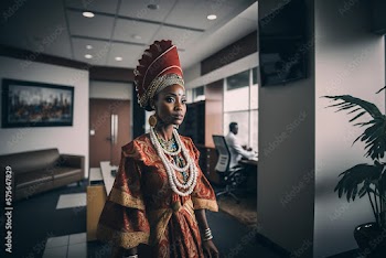 Igbo woman in the office