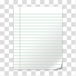 IKons s, green lined paper transparent background PNG clipart