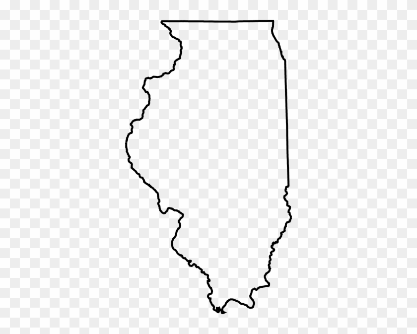 Illinois State Clip Art - Illinois State Outline Png