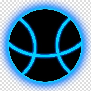Illuminate , black and blue lighted ball illustration transparent background PNG clipart
