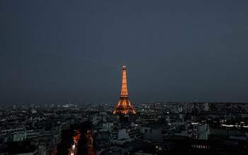 Illuminated Eiffel Tower