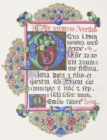 Illuminated Letter "D" within a Decorated | Free Photo - rawpixel