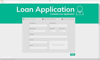 Illustation of loan application | Free stock vector - 395238
