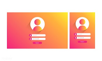 Illustraion of log in template | Free stock vector - 394665