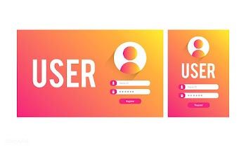 Illustraion of log in template | Free stock vector - 394853