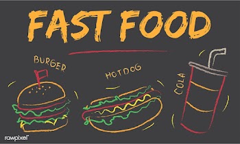 Illustrated of food wallpaper background | Free stock vector - 395174