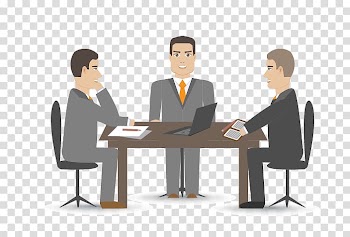 Illustration, Business people working together transparent background PNG clipart
