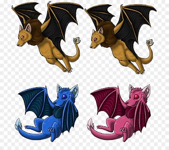 Illustration Cartoon Carnivores Demon Orange S.A. - bandit badge 