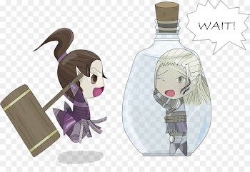 Illustration Cartoon Character Bottle Product - alas business 