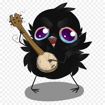 Illustration Cartoon Character Purple Fiction - banjo poster 