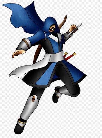 Illustration Cartoon Clip art Desktop Wallpaper Technology - assassin outline 