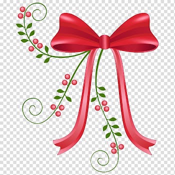 Illustration Christmas Illustration, Bow transparent background PNG clipart