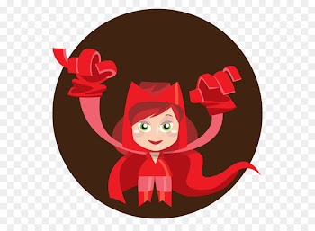 Illustration Clip art Christmas ornament Character Christmas Day - wanda maximoff 