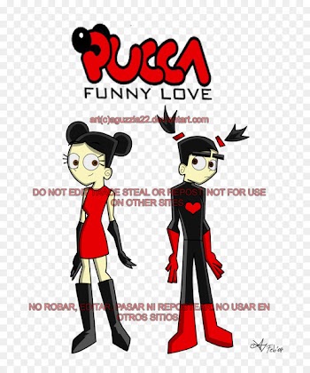 Illustration Clip art Coffret Pucca - Funny love Logo Character - authorized cartoon 