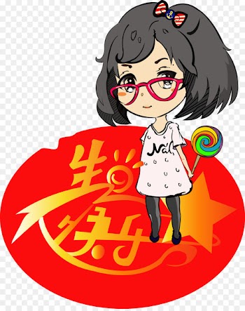 Illustration Clip art Glasses Boy Character - animated birthday 