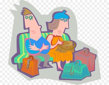 Illustration Clip art Human behavior Product Character - departing vector 