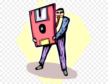 Illustration Clip art Product design Human behavior - diskette illustration 