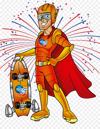Illustration Clip art Superhero Logo Industry - bangs ecommerce 