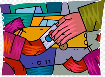 Illustration Clip art Visual arts Comics - creditcard illustration 