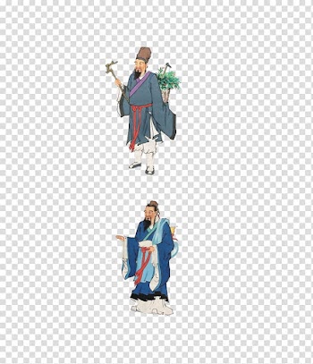 Illustration, Color Li Shizhen herbs map transparent background PNG clipart
