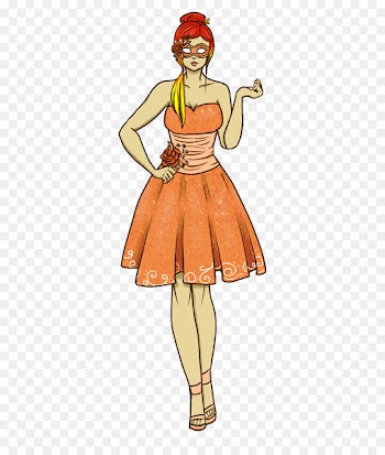 Illustration Costume design Dress Cartoon - strut background 