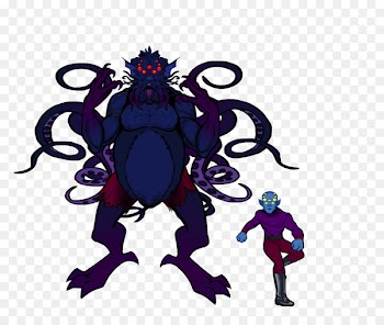 Illustration Demon Clip art Organism Purple - demon 