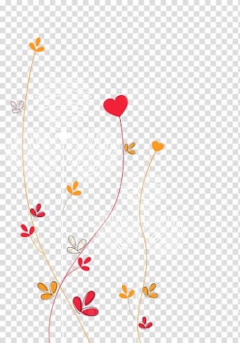 Illustration Drawing Illustration, Beautiful hand-painted cartoon clover flower transparent background PNG clipart