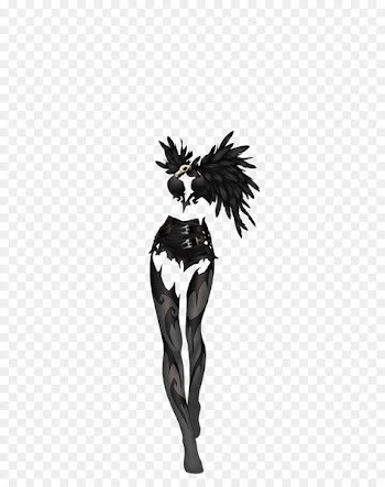 Illustration Drawing Silhouette witch Halloween - ifh 