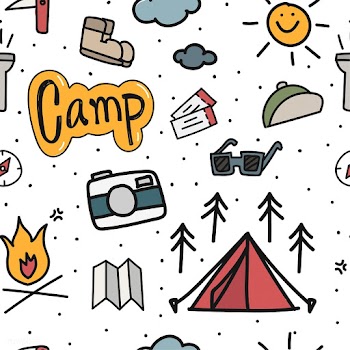 Illustration drawing style of camping icons b.. | Free stock vector - 47118