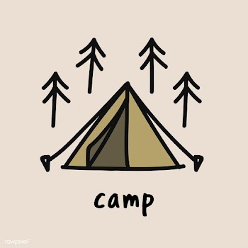 Illustration drawing style of camping icons c.. | Free stock vector - 47213