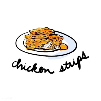 Illustration drawing style of chicken strips | Free stock vector - 60190