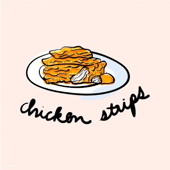 Illustration drawing style of chicken strips | Free stock vector - 60208