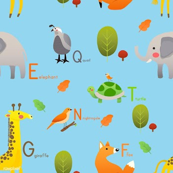 Illustration drawing style set of wildlife | Free stock vector - 44614