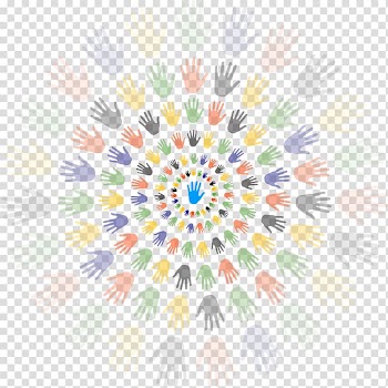 Illustration, Dream colorful handprint transparent background PNG clipart