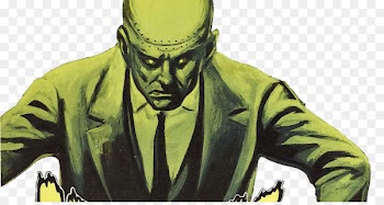 Illustration DVD Horror Cartoon Supervillain - atom poster 