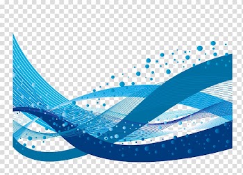 Illustration Euclidean Illustration, blue shading material, stream illustration transparent background PNG clipart